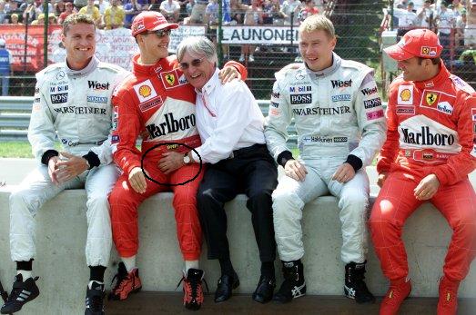 Michael Schumacher et  Bernie Ecclestone