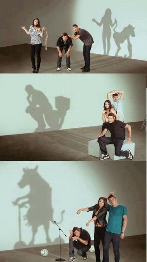 Photo de ombres drôles