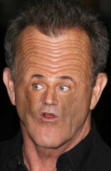 Le petit visage de Mel Gibson!