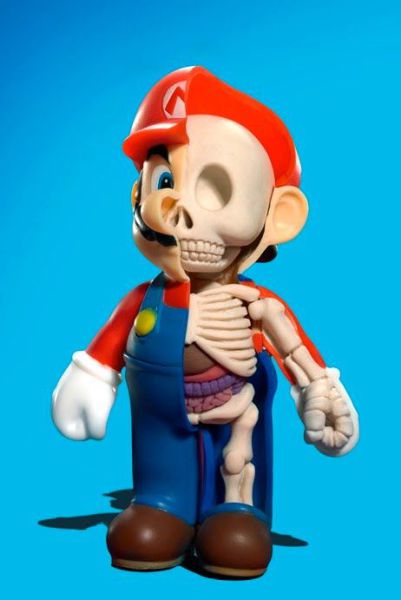 Squelette de Mario Bros