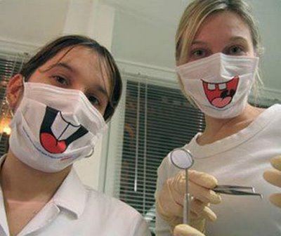 des masques de dentiste