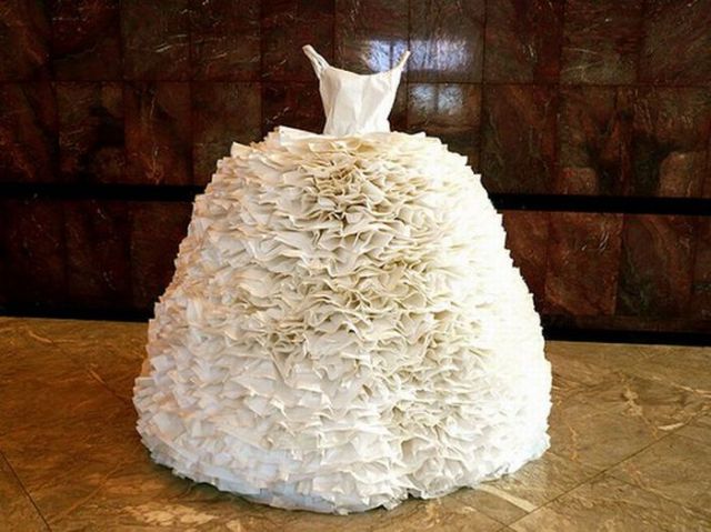 Une belle robe de mariage