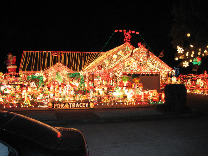 Maison décorée pour Noel
