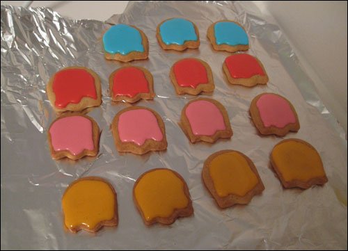 pacman biscuits