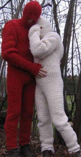 habits en laine pour couple