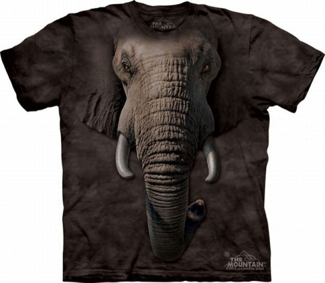 t-shirt d'éléphant 