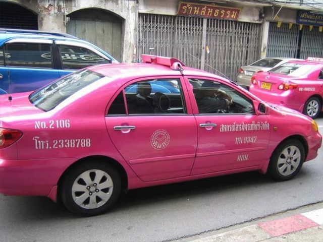 Taxi en Thailande